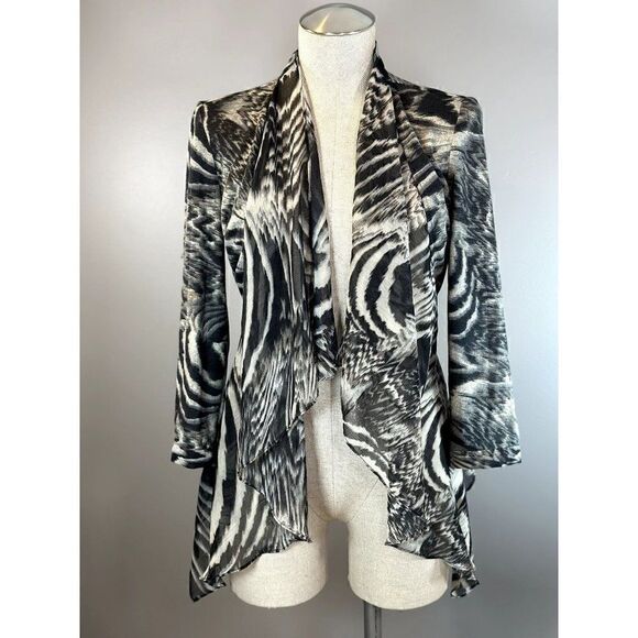 Alberto Makali Open Front Cardigan Size S - Picture 1 of 5